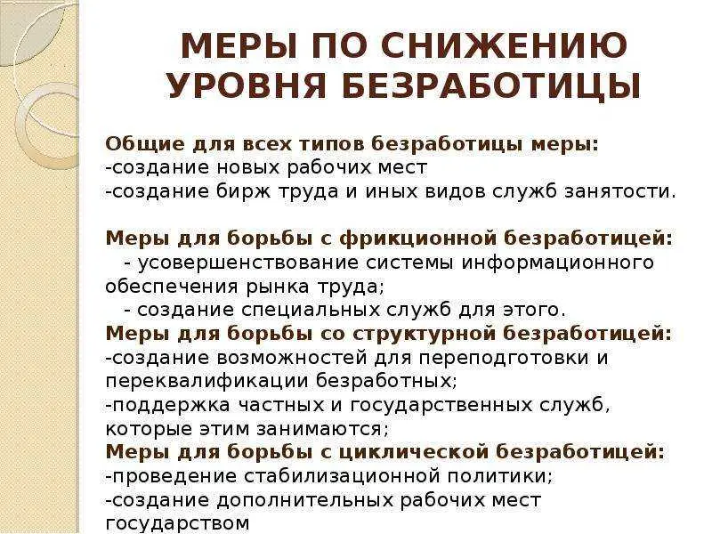 Способы решения проблемы