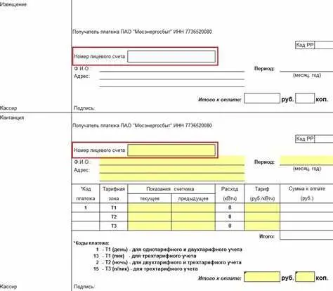 Требования открытия лицевого счета для вклада
