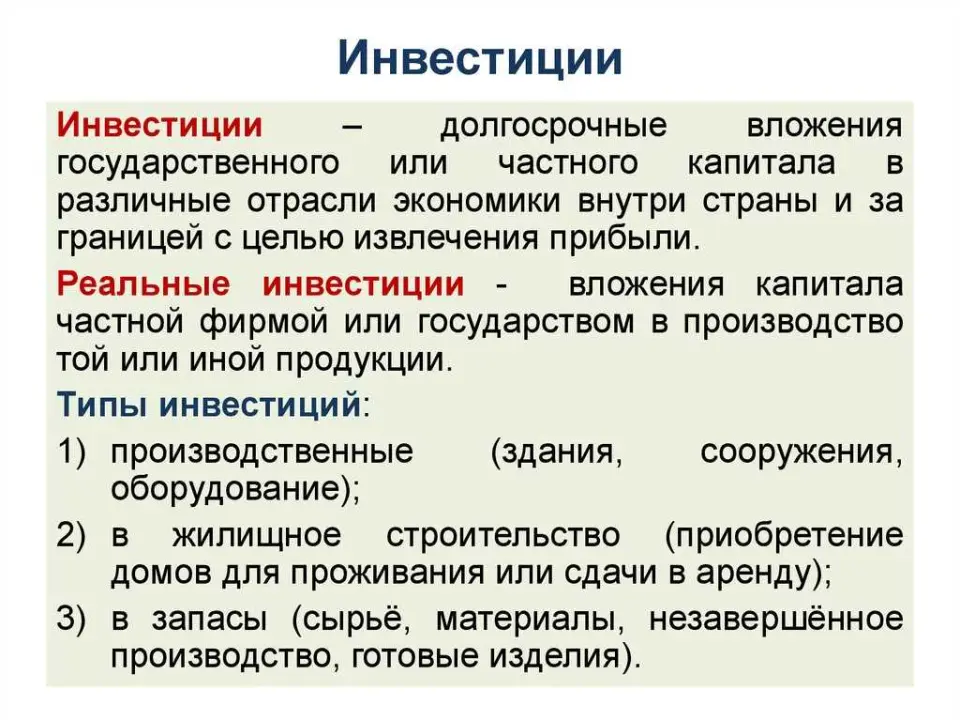 Потенциал роста и выгодность вложений
