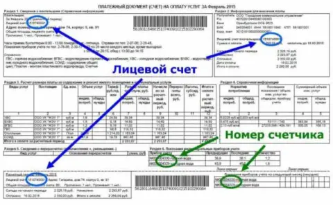 1. Лицевой счет управляющей компании