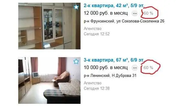 Как рассчитывается комиссия при съеме квартиры