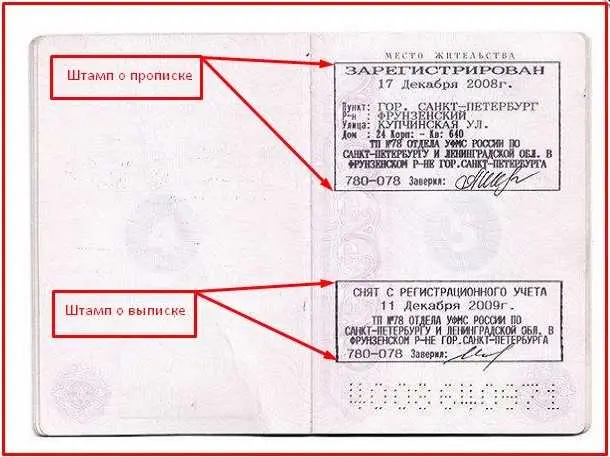 Прописка в новом месте жительства